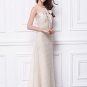 New Illusion neck tank mesh tulle Long formal Evening Prom dresses
