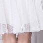 New White Lace &tulle 3/4leeveoff shoulder short cocktail party Women's dresses casual dresses
