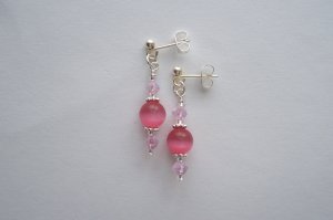 Luscious Cat's Eye Earrings