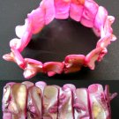 Classique Pink  Shell bracellet