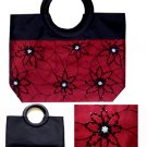 Classique Maroon Embroidered/Beaded Bag