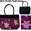 Classique Maroon Embroidered Bag