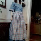 Blue and Peach Day/Camp Civil war  Dress