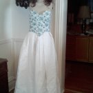 Young womens Costume Dress Boned Bodice