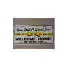 Welcome Home Our Troups Metal License Plate - NEW! $3 shipping