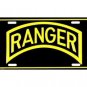 Ranger Metal License Plate - NEW! $3 shipping