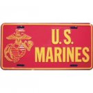U.S. Marines Metal License Plate - NEW! $3 shipping
