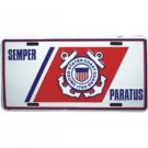 Semper Paratus Coast Guard Metal License Plate - NEW! $3 shipping