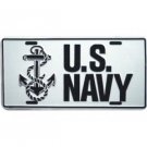 US Navy Metal License Plate - NEW! $3 shipping