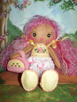 Pixie Petal Felt Doll Pdf ePattern