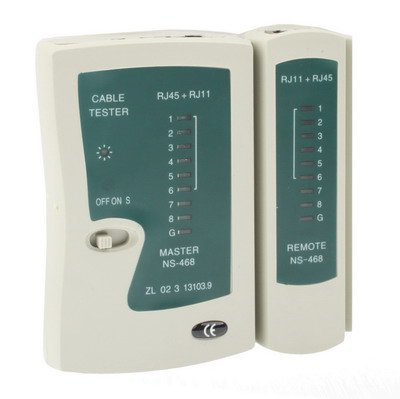 RJ45 and RJ11 Cable Tester