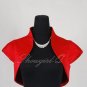 QPID RED BLACK PURPLE SATIN BOLERO FOR PROM EVENINGWEAR