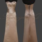 3816 EVENING DRESS PROM BALL GOWN BRIDESMAID CAPPUCCINO
