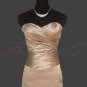 3816 EVENING DRESS PROM BALL GOWN BRIDESMAID CAPPUCCINO