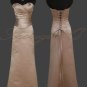 3816 EVENING DRESS PROM BALL GOWN BRIDESMAID CAPPUCCINO