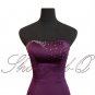 9005 EVENING DRESS PROM BALL GOWN PURPLE BRIDESMAID