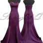 9005 EVENING DRESS PROM BALL GOWN PURPLE BRIDESMAID
