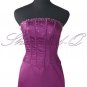 PURPLE EVENING DRESS PROM BALL GOWN SIZE 8 - 20 5374