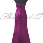 PURPLE EVENING DRESS PROM BALL GOWN SIZE 8 - 20 5374