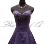 3499 PURPLE EVENING DRESS PROM BALL GOWN BRIDESMAID