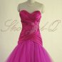 QPID ROSE PINK EVENING DRESS PROM BALL GOWN BRIDESMAID