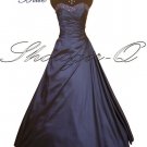 3497BL EVENING DRESS PROM BALL GOWN 8 10 12 14 16 18 20