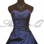 3497BL EVENING DRESS PROM BALL GOWN 8 10 12 14 16 18 20