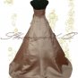 3369 CAPPUCCINO EVENING DRESS PROM BALL GOWN 8 14 16
