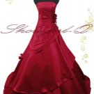 3369 BURG EVENING DRESS PROM BALL GOWN  8 10 12 14 20