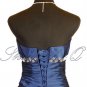 5403 BLUE EVENING DRESS PROM BALL GOWN 8 - 20 UK STOCK!