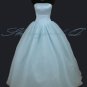 3273 BABY BLUE EVENING DRESS PROM BALL GOWN 8 10 12 14