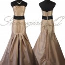 5425 EVENING DRESS PROM BALL GOWN CAPPUCCINO BRIDESMAID