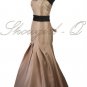 5425 EVENING DRESS PROM BALL GOWN CAPPUCCINO BRIDESMAID
