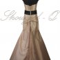 5425 EVENING DRESS PROM BALL GOWN CAPPUCCINO BRIDESMAID