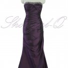 5269 PURPLE EVENING DRESS PROM BALL GOWN BRIDESMAID