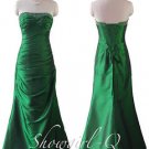 5269 Emerald Green Sequinned Bodice Evening Dress Prom Bridesmaid Homecoming