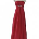 Qpid Showgirl 1257 Red Maxi Evening Dress Prom Ball Gown UK Stock 8-20