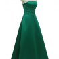 3402 Emerald Green A line Gown Evening Bridesmaid Prom Homecoming Fresher Dress