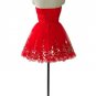 Qpid Showgirl Sexy Red Flirty Cocktail Short Mini Prom Clubwear Skirt Dress 040