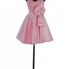 1264 Baby Pink Sweetheart neckline Mini Skirt Short Party Prom Cocktail dress