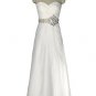 WHITE PROM EVENING DRESS SKIRT ROBE GRECIAN TOGA WEDDING GOWN UK 8 TO 20