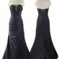 Qpid Showgirl 5466 Black Ruching Prom Formal Graduation Ball Gown UK 8-20