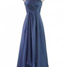 Qpid Showgirl Pastel Blue Maxi dress school prom bridesmaid homecoming ball gown