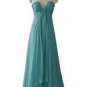 1271 Aqua Green Flirty Floaty Maxi Evening Dress Prom Ball Gown UK Stock 8 to 20