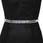 Qpid Showgirl Black Plunged V neckline short sleeves evening dress gownÂ