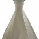 Qpid Showgirl Beige Nude sweetheart A-line beaded evening dress prom gown