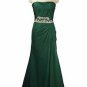 Evening Dress Green Chiffon Stylish Sexy Bridesmaid Gown Robe