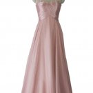 Maxi Evening Dress Dusty Pink Flirty Prom Ball Gown Stock Size 6-18 1272