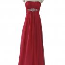 Qpid Showgirl Red Maxi Evening Dress Prom Ball Gown Stock 8-20 1257