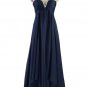 Evening Dress 1271 Midnight Blue Maxi Long Prom Ball Gown Stock 8 To 20